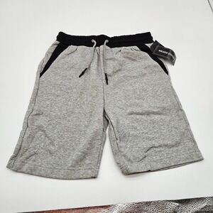 Wicked Stitch Heather Grey‎ Black Trim Jogger Shorts Men's Size XL